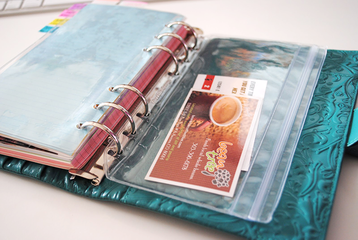 LimeTreeFruits.com | Teal Baroque Filofax Update