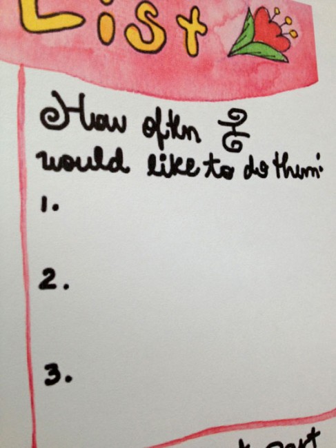 LimeTreeFruits.com // My Self-Care List