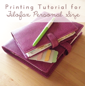 Printing Tutorial for Personal