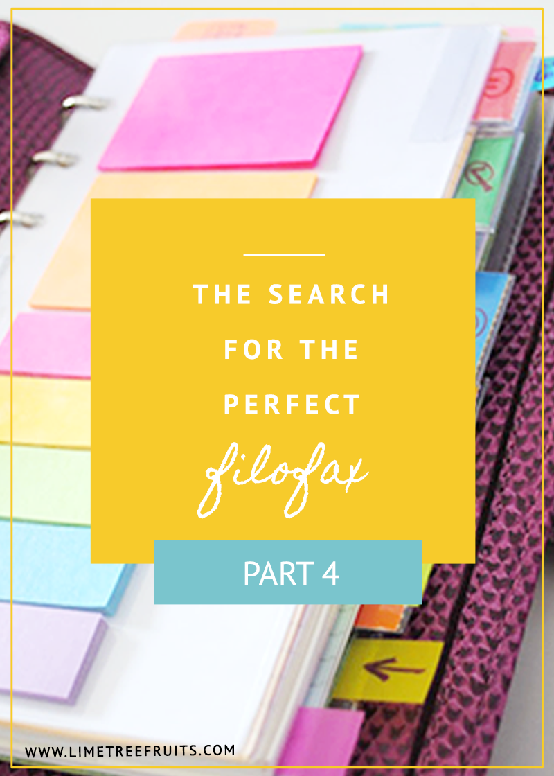 The Search of Perfect Filofax | Part 3 | LimeTreeFruits | Filofax Swap #3 :: https://staging.helloraine.com/filofax-swap-3-the-chamomile-attempt/